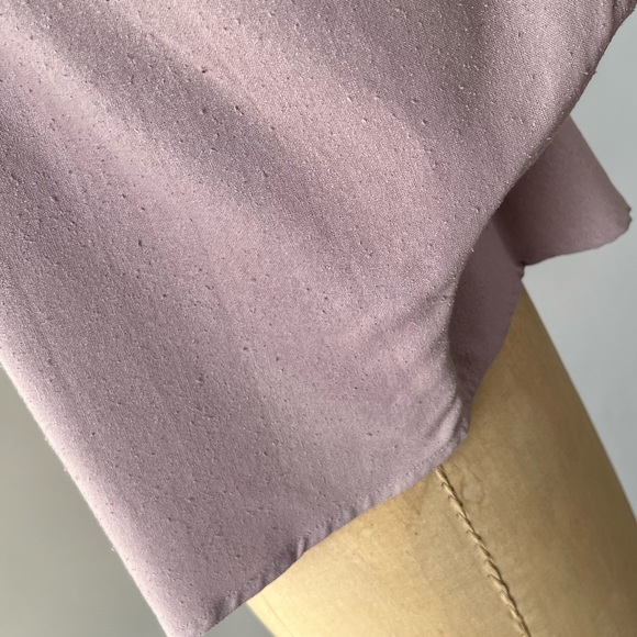 Jamie and the Jones Blank Canvas Top Petal Lavender Purple Raw Silk Drape Small - Picture 12 of 15